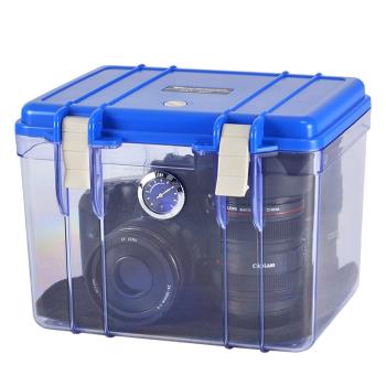 萬得福單反防潮箱攝影干燥箱萬德福防霉密封鏡頭DB-2820中號塑料除濕箱數碼相機電子吸濕收納箱錢幣普洱茶葉