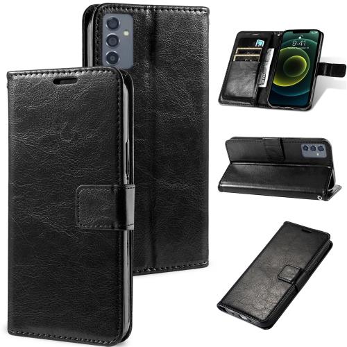 適用三星Galayx S10瘋馬紋手機皮套S9插卡錢包S8全包S7保護套