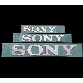 索尼SONY金屬貼適用于汽車導航蒙迪歐中控裝飾顯示器音箱logo標貼