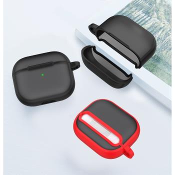 適用于AirPods3耳機套膚感磨砂耳機掛airpods pro藍牙耳機保護套