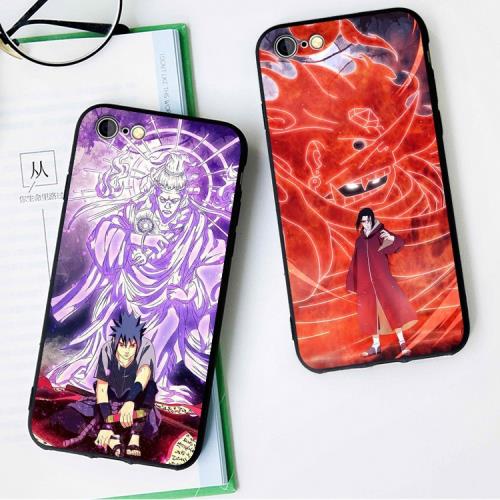 火影忍者/佐助/宇智波鼬iPhone12手機殼適用13硅膠11全包軟78plus