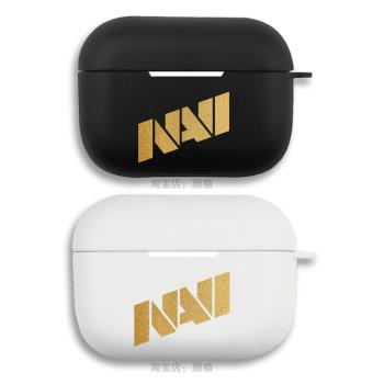 金色NAVI戰隊周邊耳機套適用Airpods保護殼2代蘋果無線3代pro硅膠