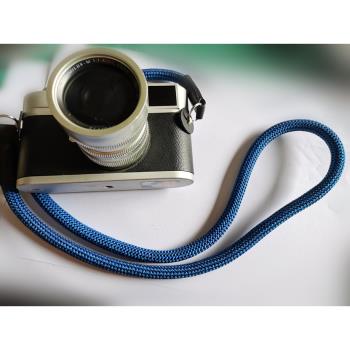 登山軟繩相機背帶適用於富士徠卡索尼手工真皮相機繩背帶