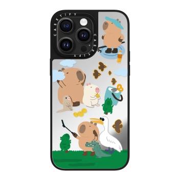 CASETi卡皮巴拉Capybara biubiu水豚適用15pro可愛潮牌iPhone14promax手機殼卡通蘋果13小眾防摔保護套12硬殼