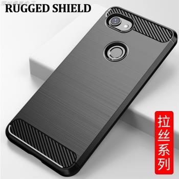 谷歌Pixel3XL商務盔甲拉絲手機殼GooglePixel3AXL矽膠全包TPU軟殼