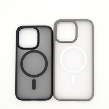 大康優選 明盾磨砂全包MagSafe磁吸殼 適用iPhone 15/15 Plus/15 Pro/15 Pro Max