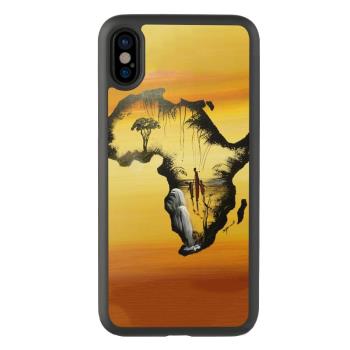 適用于簡約14非洲地理地圖iPhone15promax手機殼xs適配蘋果7plus