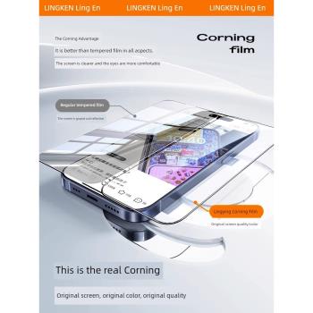 適用蘋果15promax鋼化膜康寧玻璃新款超高清iphone15手機貼膜無塵倉貼膜秒貼十五防窺ip全屏覆蓋防塵防摔por