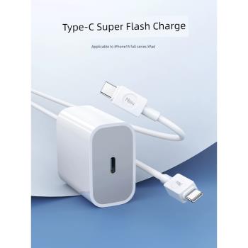 能適充電器適用蘋果iphone15線usb-c雙頭typec數據線iPad雙PD30w手機15por快充CtoC平板Pro11筆記本air5typc