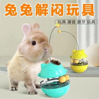 兔子解悶玩具寵物兔子玩的解壓玩具侏儒兔發泄運動訓練生活用品