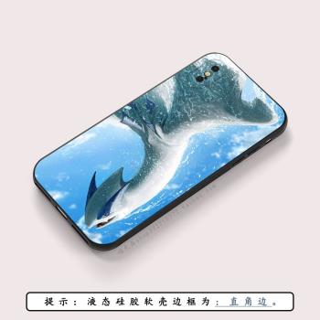 iPhone11全包液態硅膠卡通蘋果