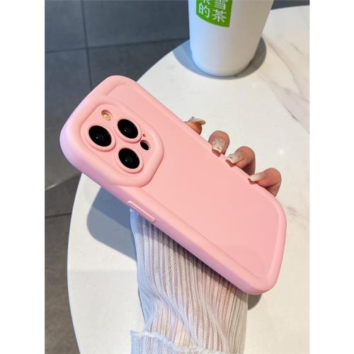相框奶油適用蘋果13手機殼iphone14promax女款簡約ip15新款13pro硅膠防摔12純色14pro全包11保護套15pm創意軟