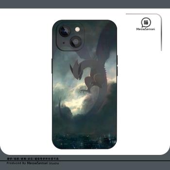 洛奇亞寶可夢油畫磁吸手機殼小眾適配iPhone15玻璃12神奇寶貝13矽膠14蘋果16ProMax華為OPPO小米VIVO防摔軟殼