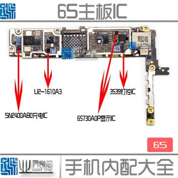 適用 蘋果7代/U2/7P/SE/6/6SP充電ic 610A3B USB控制管 1610A2/A1