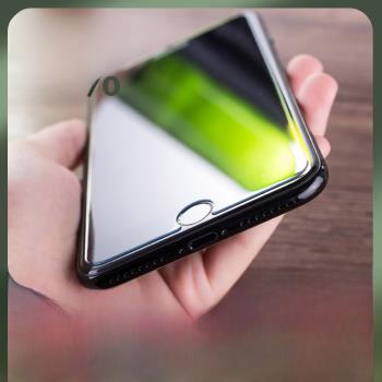 Oyeii蘋果鋼化膜6Plus半屏膜iphone6全透明非全屏膜玻璃膜無白邊