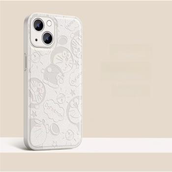 哆啦A夢機器貓軟萌卡通可愛ins風個性手機殼適用于iphone1514promax蘋果1312pro防摔保護