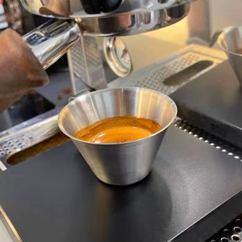 日本金屬量杯意式濃縮咖啡盎司杯espresso不銹鋼萃取杯帶刻度
