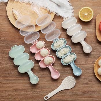 食品級安全飯團模具寶寶吃飯日式卡通廚房家用米飯球工具造型套裝