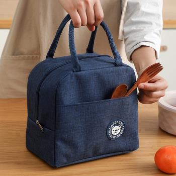 飯盒袋手提包上班族帶飯袋子小學生飯盒包手提便當包便當袋保溫袋
