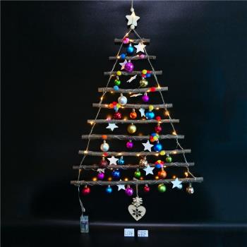 圣誕裝飾品 發光LED燈飾掛件墻掛圣誕樹商場酒店櫥窗場景布置擺件