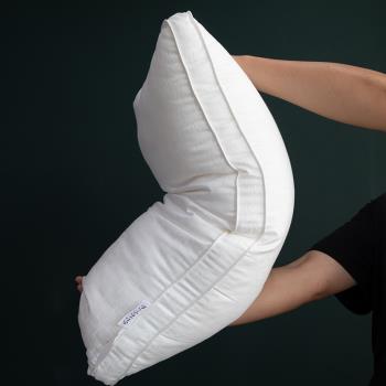超舒適~五星級酒店60s木本提花大豆纖維枕家用護頸枕單人柔軟枕芯