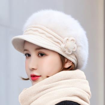 女秋冬季保暖時尚加厚帽子
