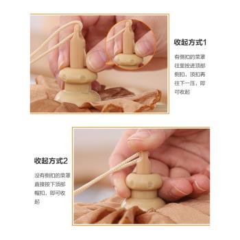 飯菜罩子蓋菜罩折疊餐桌罩剩菜食物防蒼蠅神器商家用2023新款遮菜