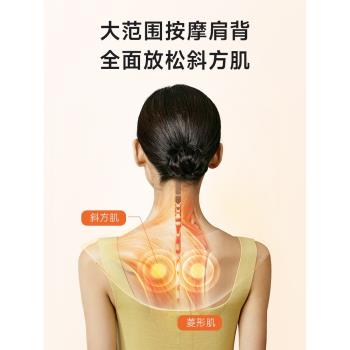 SKG肩頸按摩儀捶背披肩H1頸椎背腰部電動按摩器斜方肌按摩儀禮物