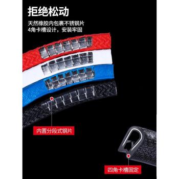 適用特斯拉Model3/X/S電動車改裝內飾裝飾配件汽車用品車門防撞條