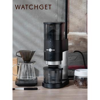 watchget電動磨豆機定量手沖意式咖啡電子秤分享壺濾杯紙罐刷套裝