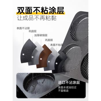 焙可美德國漢堡小蛋糕烘培模具