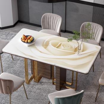 3D防水防油免洗軟塑料玻璃網紅簡約北歐長方形防燙餐桌桌布飯桌墊