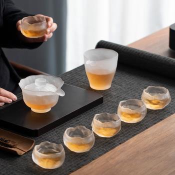 古法冰凍燒茶具套裝家用玻璃功夫茶杯日式茶壺琉璃辦公室會客泡茶