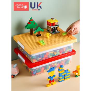 樂高收納盒積木分類盒子裝玩具小顆粒零件分格透明拼裝分揀整理箱