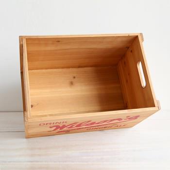ZAKKA木質裝飾大號木箱子復古實木長方形收納箱 辦公桌面收納盒子