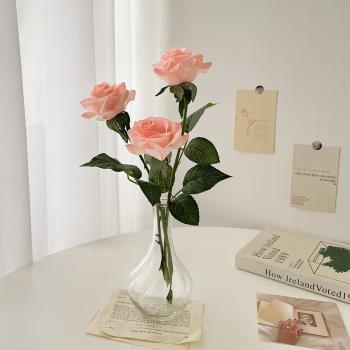 擺設客廳臥室桌面裝飾玫瑰花