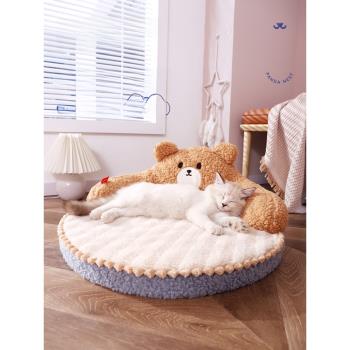 貓窩貓貓床四季通用貓墊子睡覺用寵物沙發可拆洗狗墊子小型犬狗窩
