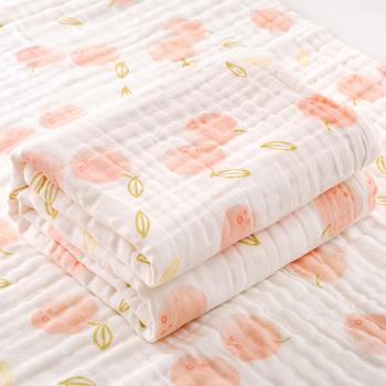 六層紗布超柔吸水小被子嬰兒浴巾