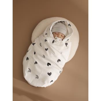 新生嬰兒包單春夏秋冬初生寶寶產房包巾用品襁褓裹布包被純棉透氣