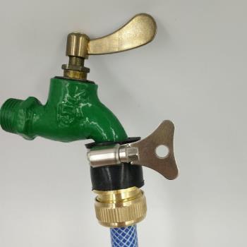 老式水龍頭萬能接頭卡扣式4分軟水管接頭通用多功能純銅水嘴接口