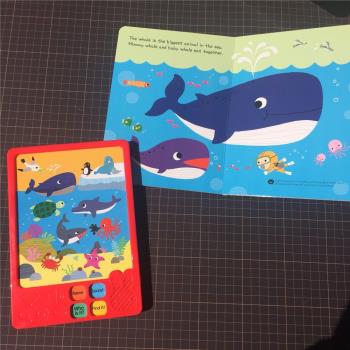 兒童玩具pad動物園海底世界海洋主題發聲圖冊學習機早教認知游戲