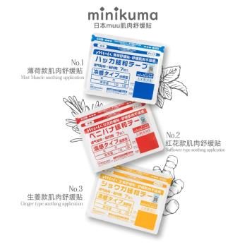 日本MINIKUMA膏藥貼頸椎腰肩膝蓋熱敷關節生姜舒緩肌肉貼久光 貼7