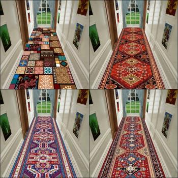摩洛哥客廳地毯家用走廊過道樓梯地毯臥室床邊毯入戶門墊玄關地墊