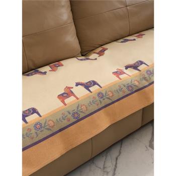 高檔沙發墊輕奢風現代歐式奢華四季通用防滑坐墊美式夏季沙發蓋巾