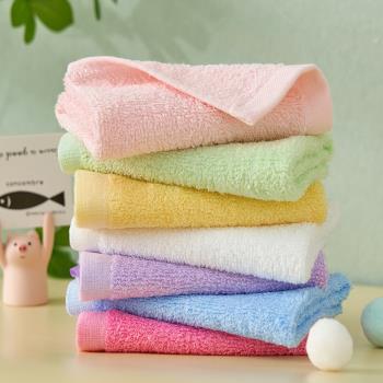 竹纖維兒童方巾洗臉女寶寶小孩專用洗澡比純棉柔軟吸水家用不掉毛