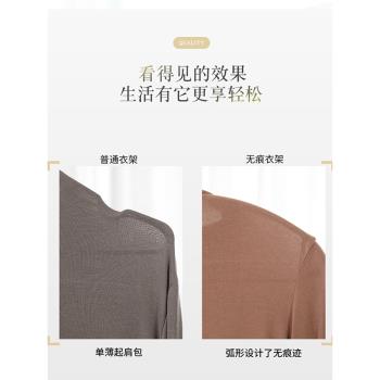 衣架肩無痕家用掛衣防滑晾衣服架加粗加厚衣撐衣掛宿舍學生衣架子