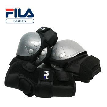 FILA運動護具成人輪滑防護兒童護膝防摔護肘滑板平衡車護具全套裝