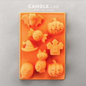 CANDLE.LAB | 萬聖節南瓜幽靈香薰石膏蠟燭擴香石手工矽膠模具28