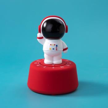 宇航員機械計時器廚房定時器兒童學生學習時間管理器提醒器小鬧鐘