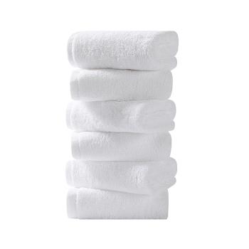 酒店賓館白色毛巾純棉美容院專用加大加厚全棉面巾吸水洗浴足療